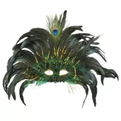Antifaz De Pavos Real Para Mujer