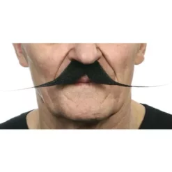 Bigote De Francés Fino Negro Para Hombre