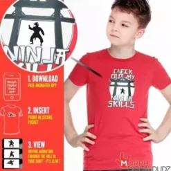 Camiseta De Ninja En Acción Infantil