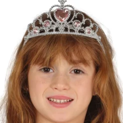 Corona De Princesa Plateada Para Niña