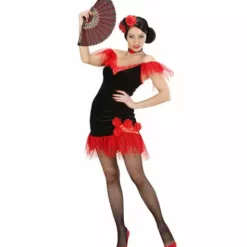 Diadema De Catrina Con Flores Para Mujer -Tradiciones Ventas diadema con flores rojas y negra para adulto 2