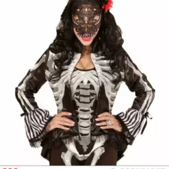 Diadema De Catrina Con Flores Para Mujer -Tradiciones Ventas diadema con flores rojas y negra para adulto 3