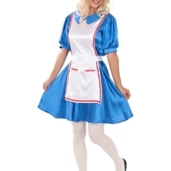 Disfraz De Alicia Para Mujer Talla Grande