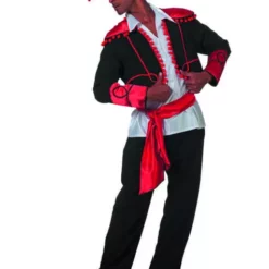 Disfraz De Caballero Argentino Negro Para Hombre