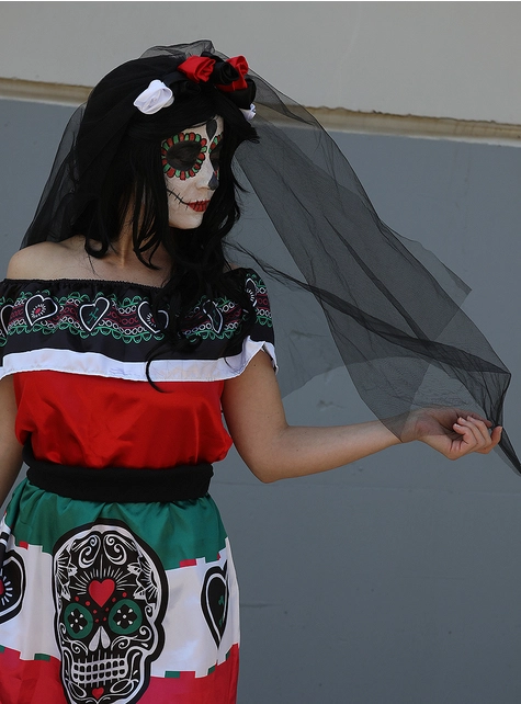 Disfraz De Dia De Los Muertos Mexico Para Mujer 6 Disfraz De Dia De Los Muertos Mexico Para Mujer - Imagen 6