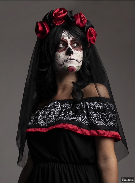 Disfraz De Catrina Para Mujer 2 Disfraz De Catrina Para Mujer - Imagen 2
