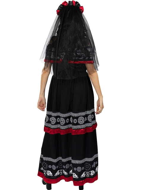 Disfraz De Catrina Para Mujer 4 Disfraz De Catrina Para Mujer - Imagen 4