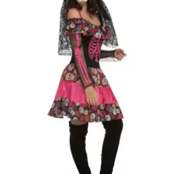 Disfraz De Catrina Esqueleto Para Mujer