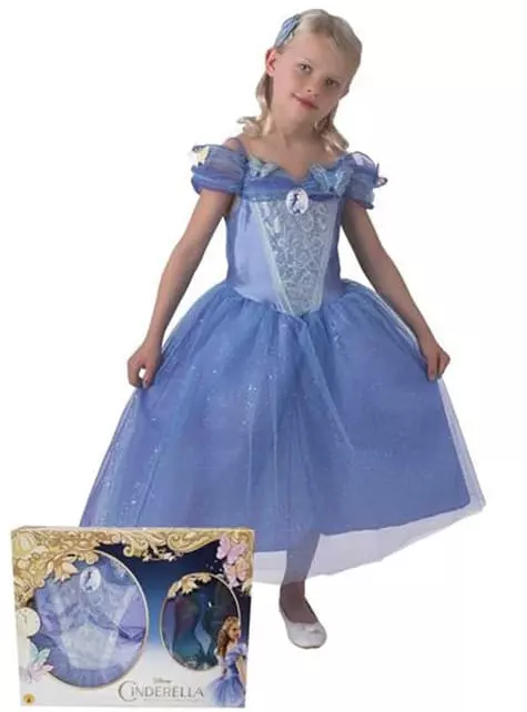 Disfraz De Cenicienta Movie Para Niña Con Zapatos 1 Disfraz De Cenicienta Movie Para Niña Con Zapatos