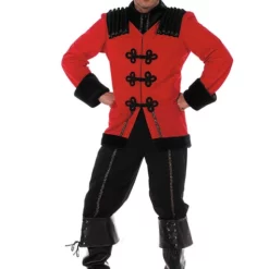 Disfraz De Cosaco Deluxe Rojo Para Hombre