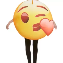 Disfraz De Emoji Beso De Corazón -Tradiciones Ventas disfraz de emoji beso de corazon 5