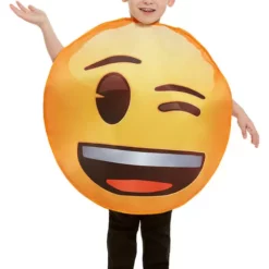 Disfraz De Emoji Guiñando Un Ojo Infantil -Tradiciones Ventas disfraz de emoji guinando un ojo infantil 4