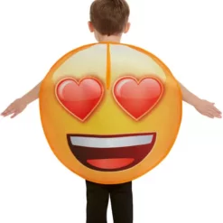 Disfraz De Emoji Sonriente Con Ojos De Corazón Infantil 10 Disfraz De Emoji Sonriente Con Ojos De Corazón Infantil -Tradiciones Ventas disfraz de emoji sonriente con ojos de corazon infantil 4