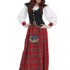 Disfraz De Escocesa Elegante Para Mujer