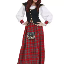 Disfraz De Escocesa Elegante Para Mujer