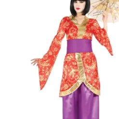Disfraz De Geisha Asiática Para Mujer
