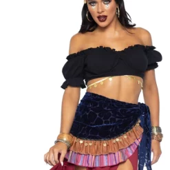 Disfraz De Gitana Bola De Cristal Para Mujer -Tradiciones Ventas disfraz de gitana bola de cristal para mujer 4