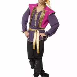 Disfraz De Gitano Morado Para Hombre