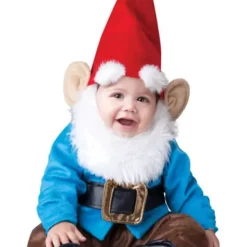 Disfraz De Gnomo Del Pequeño Jardín Para Bebé