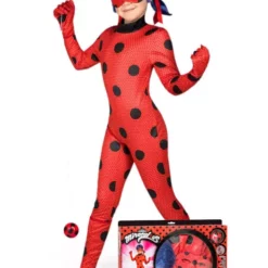 Disfraz De Ladybug Con Peluca Para Niña