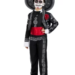 Disfraz De Día De Los Muertos Para Niño