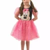 Disfraz De Minnie Mouse Rosa Para Niña