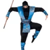 Disfraz De Ninja Azul Para Hombre