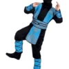 Disfraz De Ninja Azul Para Niño