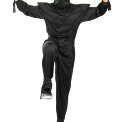 Disfraz De Ninja Negro Para Adulto