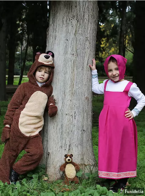 Disfraz De Oso Para Niños - Masha Y El Oso 11 Disfraz De Oso Para Niños - Masha Y El Oso - Imagen 11