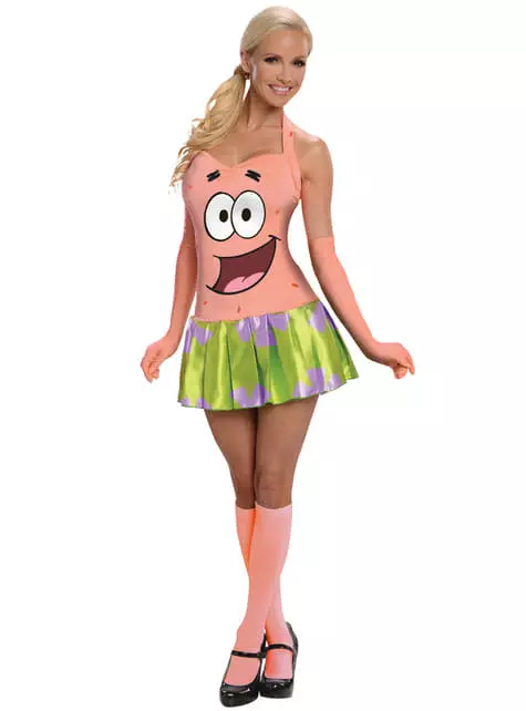 Disfraz De Patricio Bob Esponja Para Mujer 1 Disfraz De Patricio Bob Esponja Para Mujer