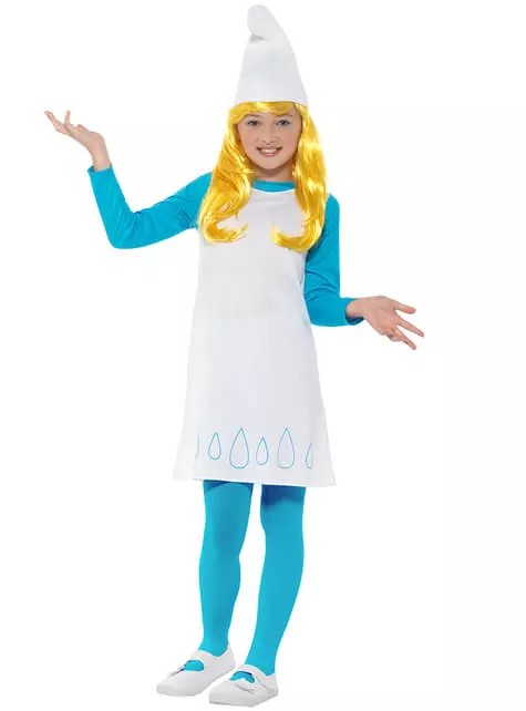 Disfraz De Pitufina Para Niña 1 Disfraz De Pitufina Para Niña