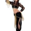 Disfraz Danza Del Vientre Negro Para Mujer