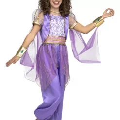 Disfraz De Princesa Oriental Morado Para Niña