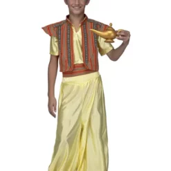Disfraz De Príncipe Oriental Amarillo Para Niño