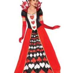 Disfraz De Reina De Corazones Elegante Para Mujer