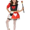 Disfraz De Reina De Corazones Para Niña