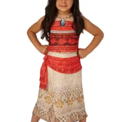 Disfraz De Vaiana Deluxe Para Niña