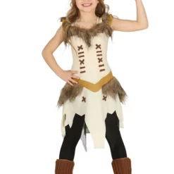 Disfraz De Vikinga Valiente Para Niña