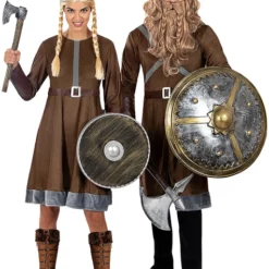 Disfraz De Vikinga -Tradiciones Ventas disfraz de vikingo para mujer 2