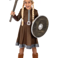 Disfraz De Vikingo Para Niña