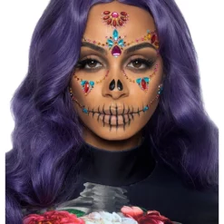 Joyas Faciales De Catrina Día De Los Muertos -Tradiciones Ventas joyas faciales de catrina dia de los muertos 2
