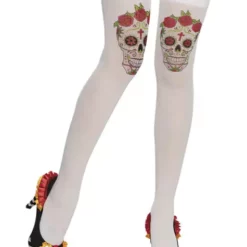 Medias De Catrina Día De Los Muertos Para Mujer