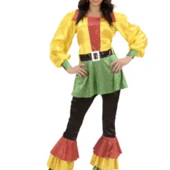 Pantalón Negro De Raso Con Lentejuelas Para Mujer -Tradiciones Ventas pantalon negro de raso con lentejuelas para mujer 2