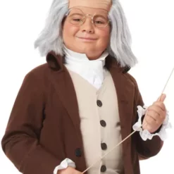 Peluca De Benjamin Franklin Para Niño