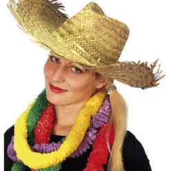 Sombrero Hawaiano De Paja