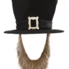 Sombrero Negro Con Barba Para Hombre