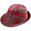 Sombrero Tartán Rojo