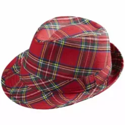 Sombrero Tartán Rojo