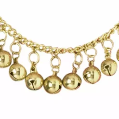 Tobillera Gitana Con Campanas Doradas Para Mujer